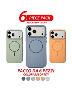 COVER RIGIDA MAGNETICA SOFT TOUCH - PACCO DA 6 PEZZI COLORI ASSORTITI (1X)