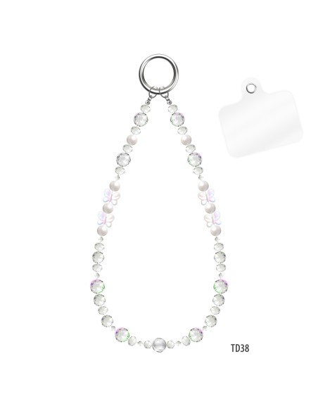 PERLES DE TÉLÉPHONE DE 15 CM DE LONG