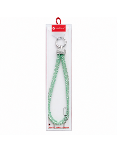 LACCIO DA POLSO CON STRASS E PERLINE