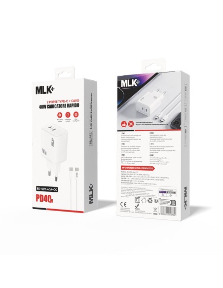 Chargeur de batterie charge rapide porta PD 20W