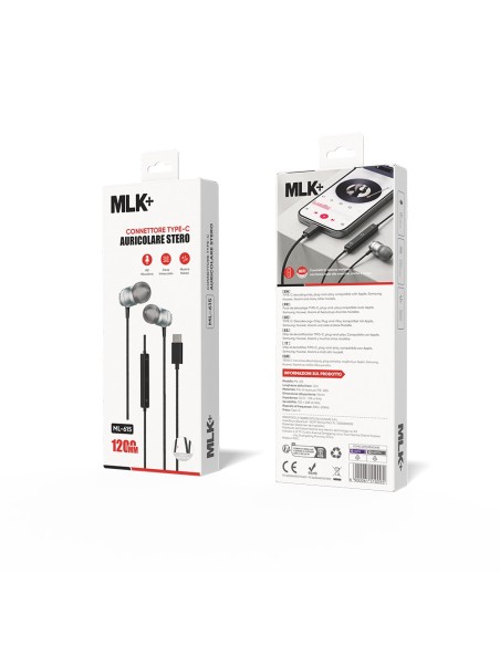 MLK+ IN-EAR KABELGEBUNDENE OHRHÖRER TYP C-ANSCHLUSS