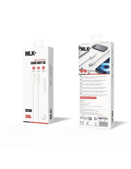 MLK+ 1 MT. TYP C AUF TYP C 240W GEFLOCHTENES LADEKABEL