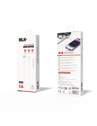MLK+ LADE- UND DATENKABEL 2.4A 150 CM LIGHTNING CONNECTOR