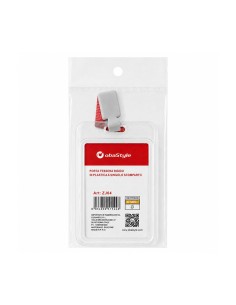 CLEAR BADGE HOLDER WITH COLORED LANYARD 2