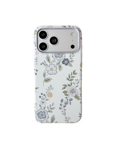 COVER RIGIDA MAGNETICA FLOREALE CON DETTAGLI IN RILIEVO