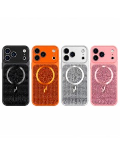 GLITTER-MAGNETHÜLLE MIT STRASSSTEINEN 2