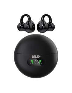 MLK+ EAR-CLIP BLUETOOTH EARBUDS WITH LED DISPLAY AND AI REAL-TIME TRANSLATION
