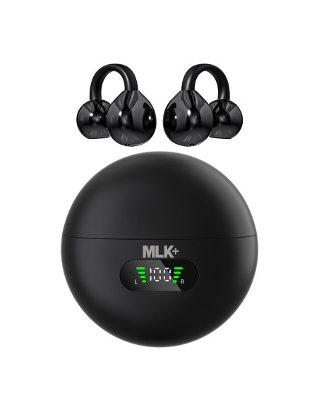 MLK+ EAR-CLIP OREILLETTES BLUETOOTH AVEC AFFICHAGE LED ET TRADUCTION AI EN TEMPS RÉEL