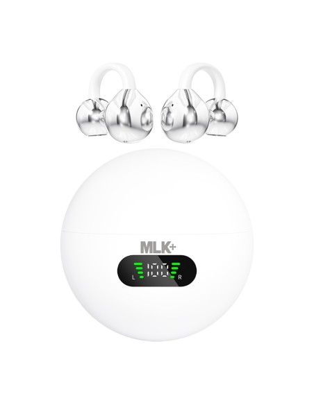 MLK+ AURICOLARI BLUETOOTH EAR-CLIP CON DISPLAY E TRADUZIONE AI