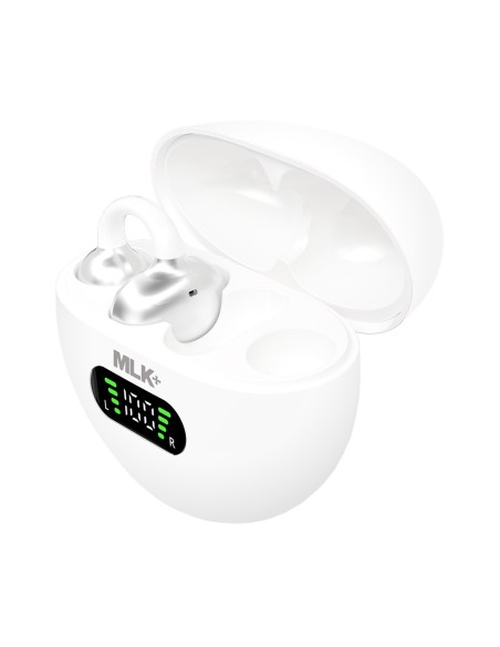MLK+ AURICOLARI BLUETOOTH EAR-CLIP CON DISPLAY E TRADUZIONE AI