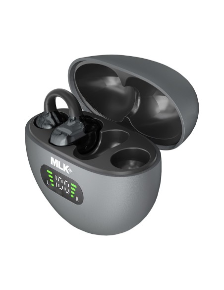 MLK+ AURICOLARI BLUETOOTH EAR-CLIP CON DISPLAY E TRADUZIONE AI