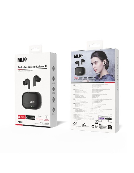 MLK+ BLUETOOTH EARBUDS MIT KI-ECHTZEITÜBERSETZUNG