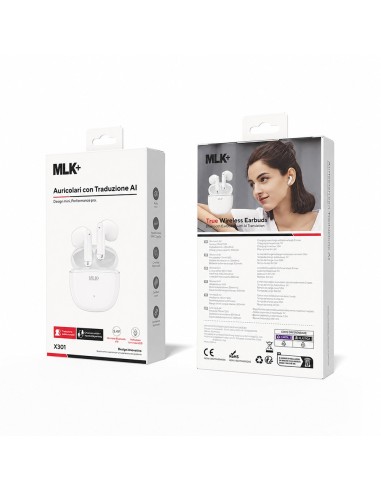 MLK+ BLUETOOTH EARBUDS WITH AI REAL-TIME TRANSLATION