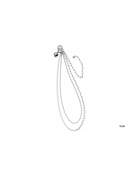 PHONE BEADS 60 CM CON ANELLO PORTAOCCHIALI