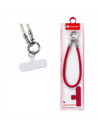 BRAIDED PU LEATHER WRIST STRAP