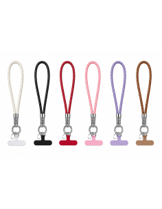 BRAIDED PU LEATHER WRIST STRAP
