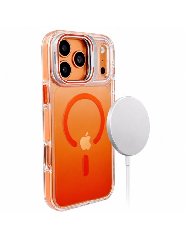 GRADIENT-COLOURED MAGNETIC HARD COVER WITH CAMERA HOLDER
