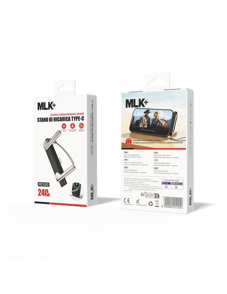 MLK+ STATION DE CHARGE USB-C AVEC SUPPORT INTÉGRÉ