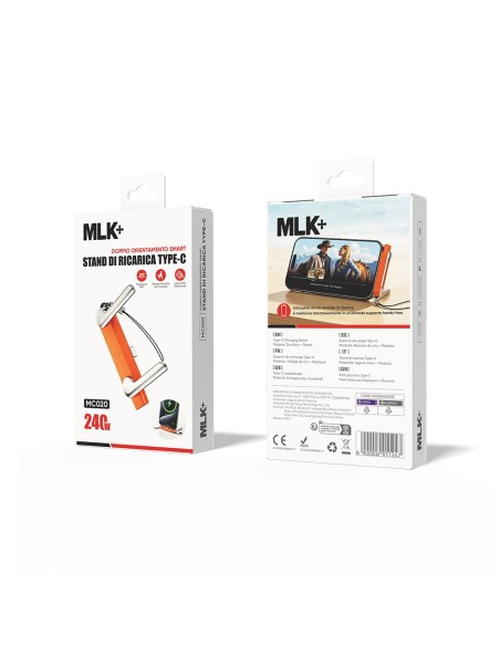 MLK+ STAND DI RICARICA USB-C CON SUPPORTO INTEGRATO