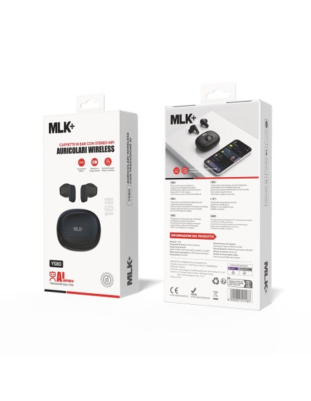 MLK+ KOMPAKTE IN-EAR-BLUETOOTH-OHRHÖRER MIT KI