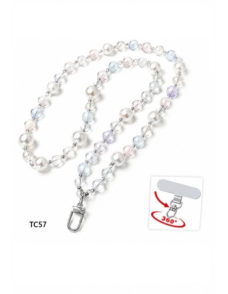45CM-LONG PHONE BEADS