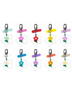 MULTI-PURPOSE FLORAL-DESIGN PENDANT WITH PATCH