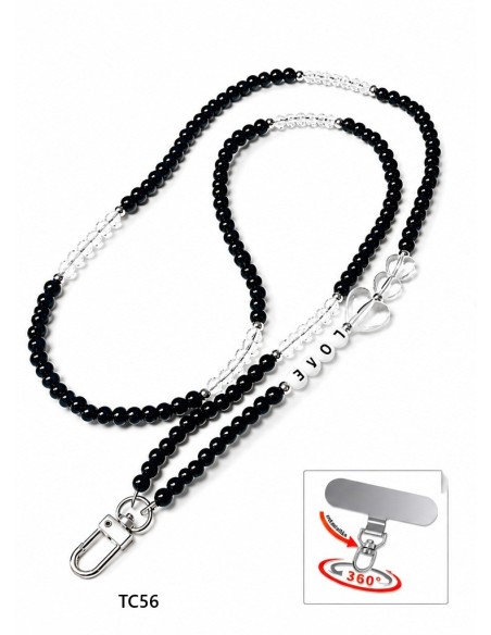 PERLES DE TÉLÉPHONE DE 45 CM DE LONG