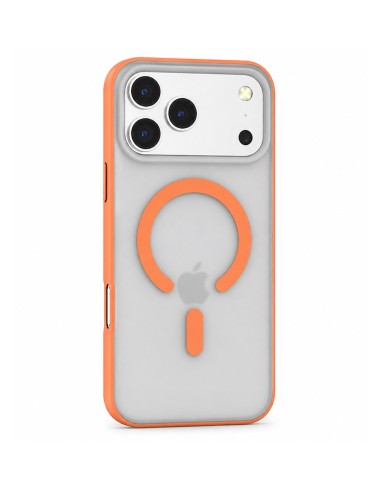 SEMI-RIGID, SEMI-TRANSPARENT, MAGNETIC COVER WITH COLOURED EDGES