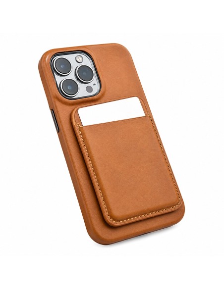 MAGNETIC PU LEATHER CARD HOLDER FOR SMARTPHONES