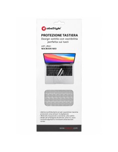 COPRITASTIERA TRASPARENTE IN SILICONE PER MACBOOK 2