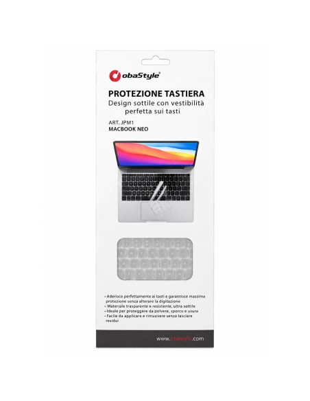 TRANSPARENT SILICONE KEYBOARD COVER FOR MACBOOK