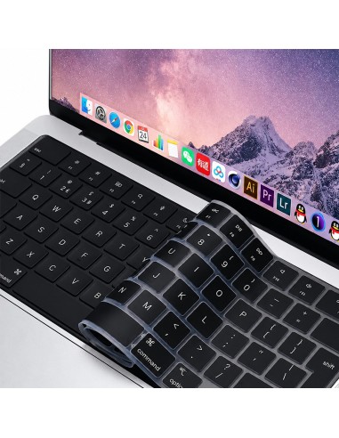 COPRITASTIERA COLORATA IN SILICONE PER MACBOOK