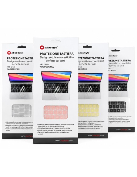 COLOURED SILICONE KEYBOARD COVER FOR MACBOOK