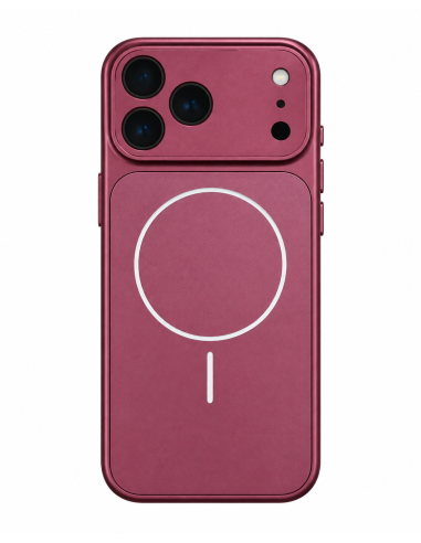 COVER RIGIDA MAGNETICA IN VETRO SATINATO - PACCO MONOCOLORE BURGUNDY