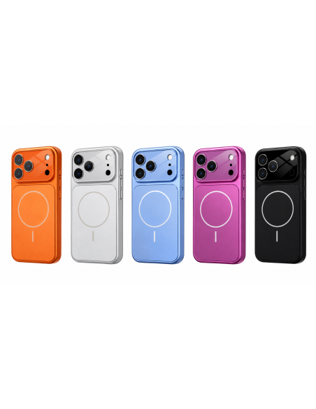 COVER RIGIDA MAGNETICA IN VETRO SATINATO - PACCO DA 6 PEZZI COLORI ASSORTITI
