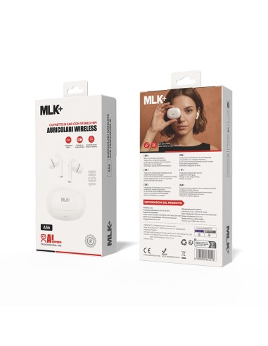 MLK+ WIRELESS EARBUDS WITH AI TRANSLATION