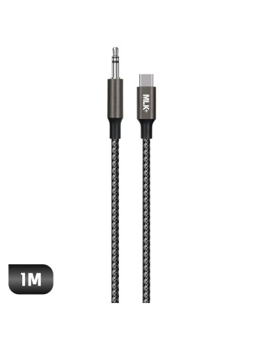 MLK+ 3.5 MM AUDIO JACK TO TYPE-C CABLE – 1 M
