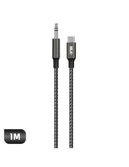MLK+ 3.5 MM AUDIO JACK TO TYPE-C CABLE – 1 M