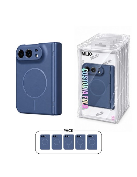 FALTBARE MAGNETISCHE HARTSCHALE FÜR IPHONE DUO – EINFARBIGES SET