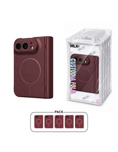 COVER RIGIDA MAGNETICA PIEGHEVOLE PER IPHONE DUO - PACCO MONOCOLORE