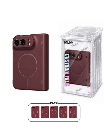 COVER RIGIDA MAGNETICA PIEGHEVOLE PER IPHONE DUO - PACCO MONOCOLORE