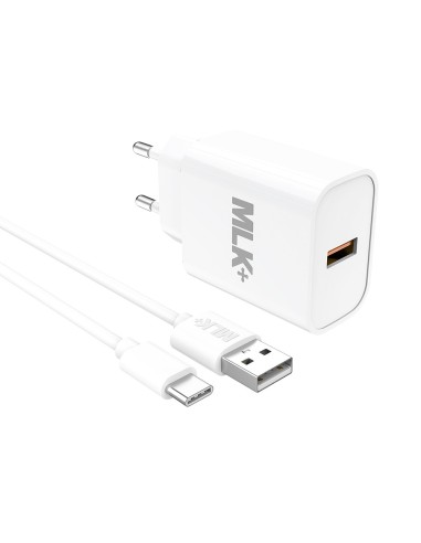 MLK+ 18 W USB-QC-3.0-NETZTEIL MIT TYP-C-KABEL
