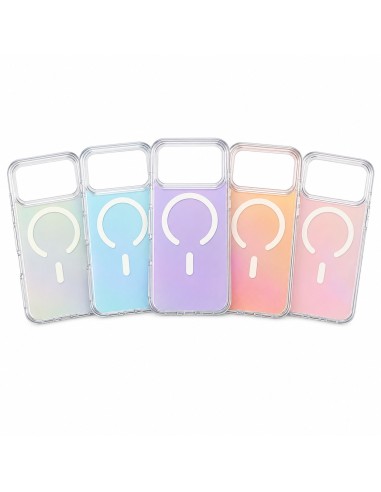 MAGNETIC HARD CASE WITH IRIDESCENT SURFACE