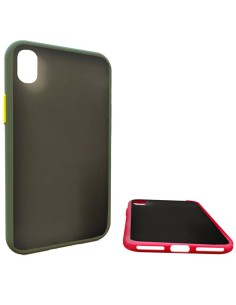 COVER SEMIRIGIDA SEMITRASPARENTE BORDI COLORATI SOFT TOUCH 2