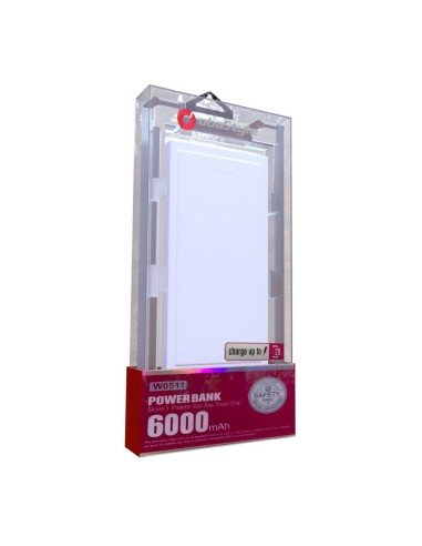 EXTRA SLIM POWER BANK 6000mAh