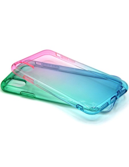 HALBTRANSPARENTER SOFTCOVER-EINBAND MIT DOPPELTER FARBSCHATTIERUNG