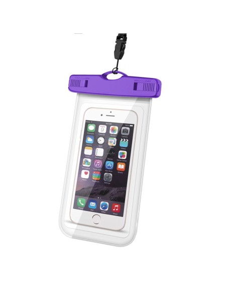 UNIVERSAL WATERPROOF CASE HERMETIC CLOSURE WITH CLIP