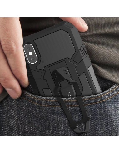 REINFORCED EDGES HARD COVER CASE WITH HOLDER HOOK