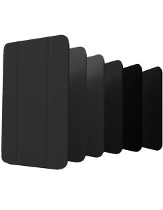 BLACK SOFT BACK CASE BOOK COVER FOR TABLET