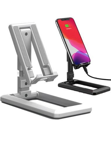 UNIVERSELLER KLAPPBARER SCHREIBTISCHSTÄNDER FÜR SMARTPHONES